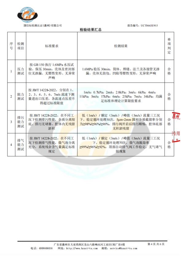 博洁Purgee产品检验报告 第4页